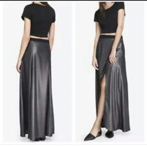 Express high slit maxi skirt